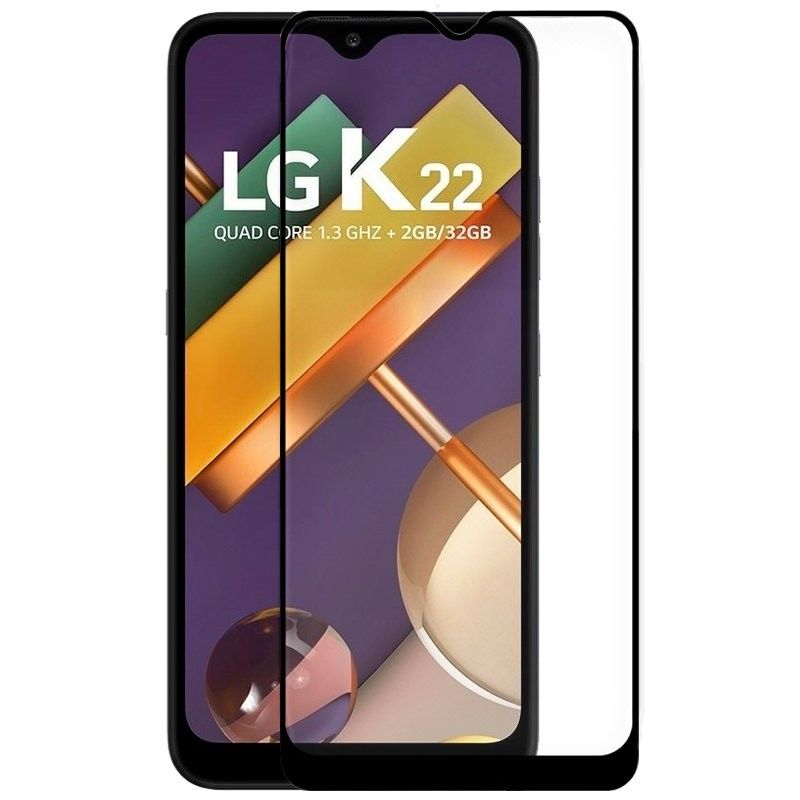Protector de pantalla completo para LG K22 full glue