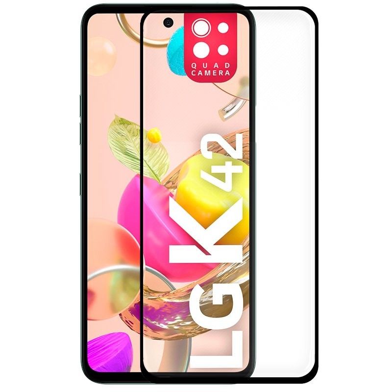 Protector de pantalla completo para LG K42 full glue