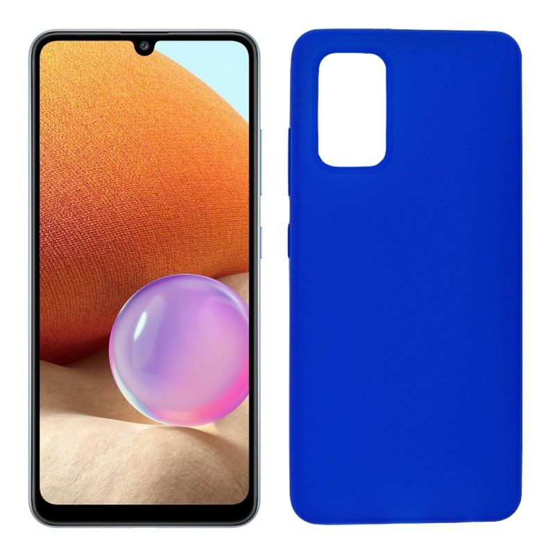 Funda azul para Samsung Galaxy A32 4G de silicona
