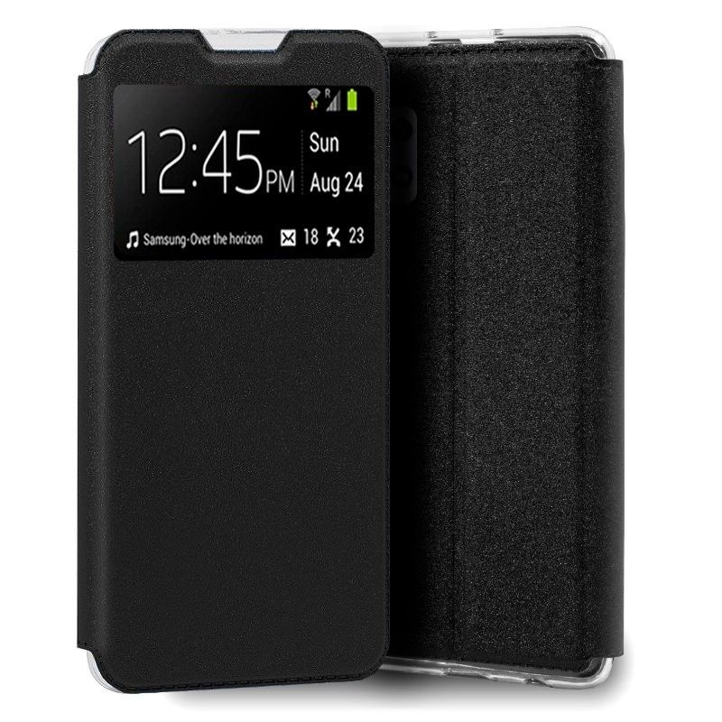 Funda con Tapa y Ventana para Samsung Galaxy A32 4G negro