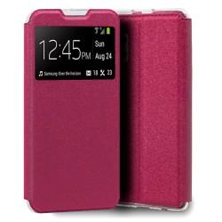 Funda con Tapa y Ventana para Samsung Galaxy A32 4G rosa