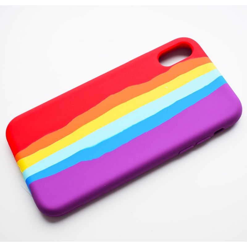 Funda Arcoiris Bandera Orgullo para iPhone X