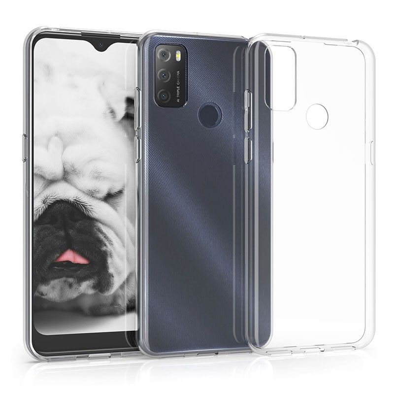 Funda transparente para Alcatel 1S 2021 / 3L 2021 de silicona
