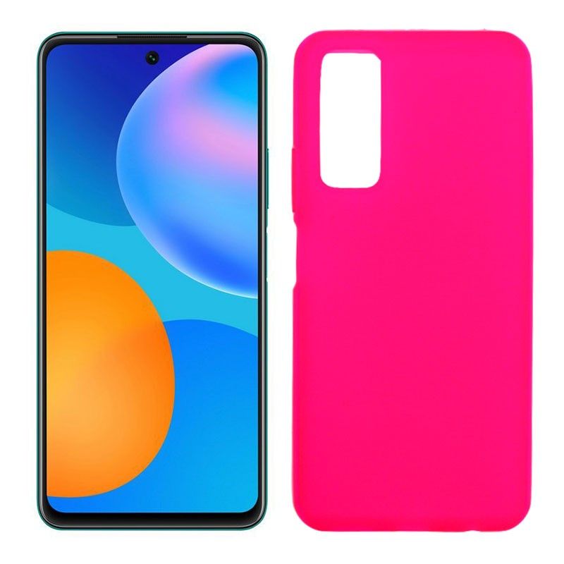 Funda rosa para Huawei P Smart 2021 de silicona