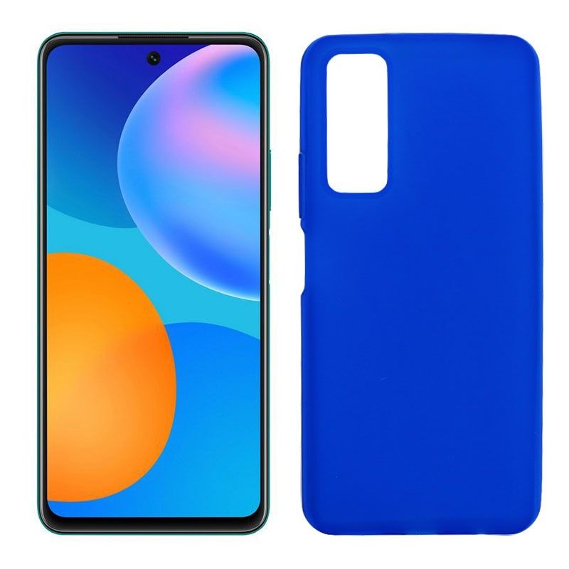 Funda azul para Huawei P Smart 2021 de silicona