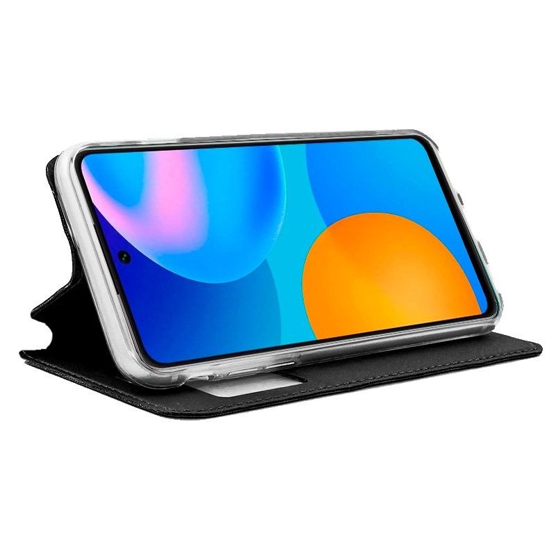 Funda con tapa y ventana para Huawei P Smart 2021 Negro