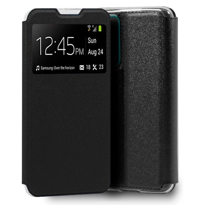 Funda con tapa y ventana para Huawei P Smart 2021 Negro