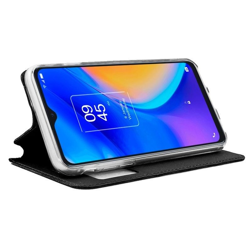 Funda con Tapa y Ventana para TCL 20 SE negro