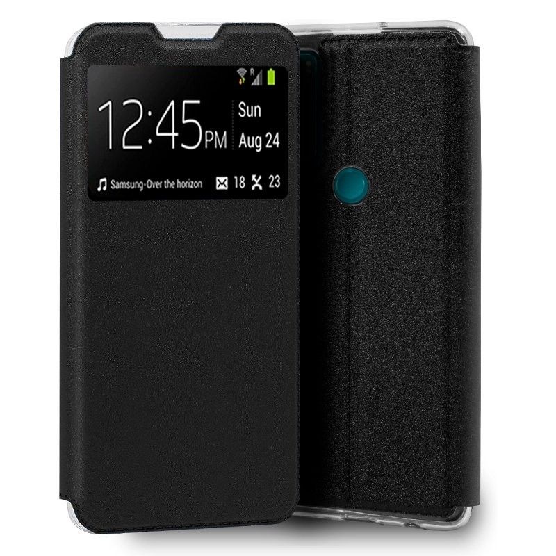 Funda con Tapa y Ventana para TCL 20 SE negro