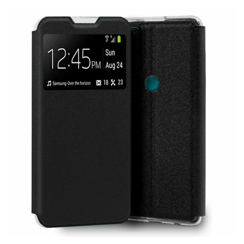 Funda con Tapa y Ventana para TCL 20 Pro 5G negro