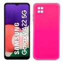Funda rosa para Samsung Galaxy A22 5G de silicona