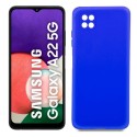 Funda azul para Samsung Galaxy A22 5G de silicona
