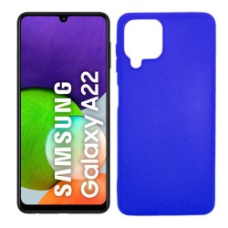 Funda azul para Samsung Galaxy A22 4G de silicona