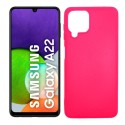 Funda rosa para Samsung Galaxy A22 4G de silicona