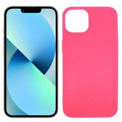 Funda rosa para iPhone 13 de silicona