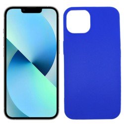 Funda azul para iPhone 13 de silicona