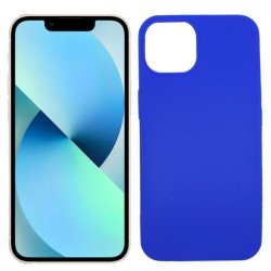 Funda azul para iPhone 13 Mini de silicona