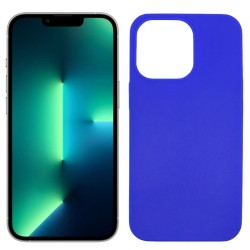 Funda azul para iPhone 13 Pro de silicona