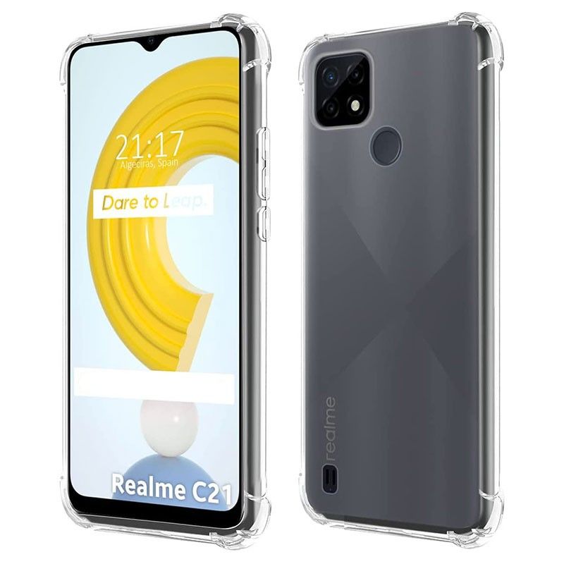 Funda con esquinas reforzadas para Realme C21