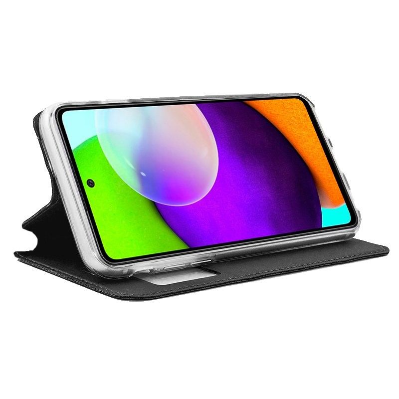 Funda con Tapa y Ventana para Samsung Galaxy A52 / A52 5G negro