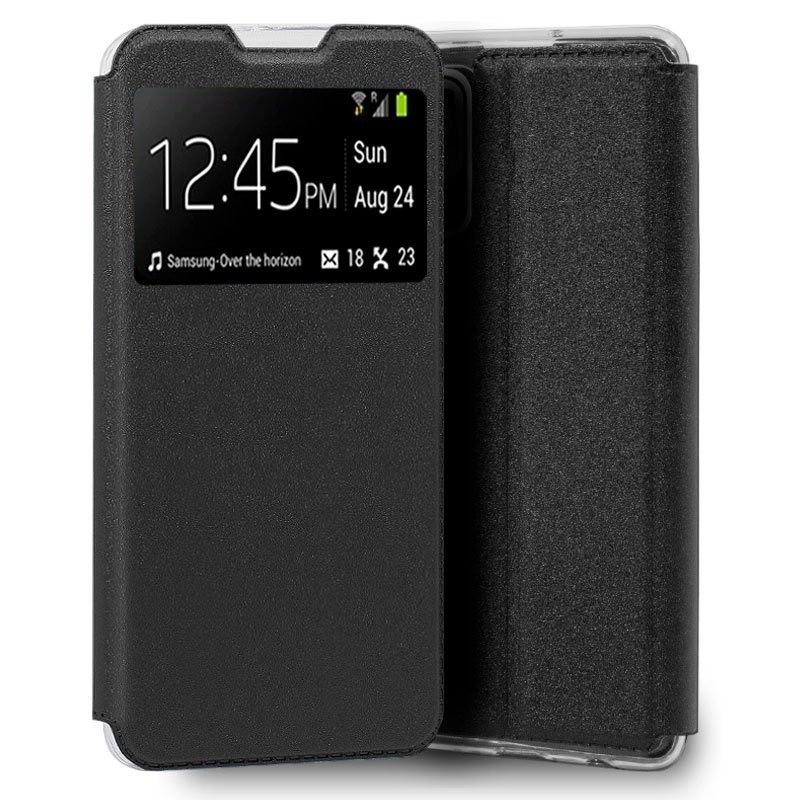 Funda con Tapa y Ventana para Xiaomi Redmi Note 10 5G negro