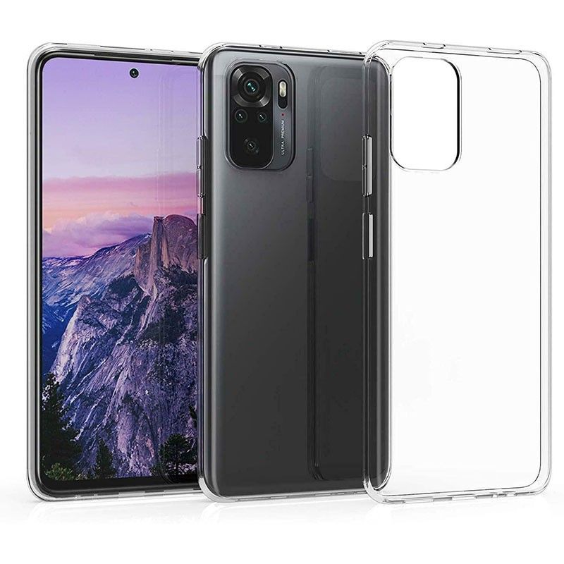 Funda transparente para Xiaomi Redmi Note 10 5G de silicona