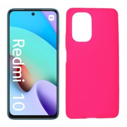 Funda rosa para Xiaomi Redmi 10 de silicona