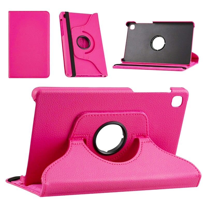 Funda con tapa Giratoria 360 para Samsung Galaxy Tab A7 Lite Rosa