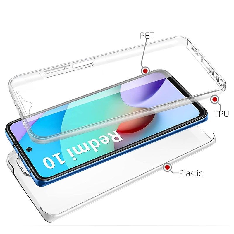Funda Doble Cara Completa 360 para Xiaomi Redmi 10