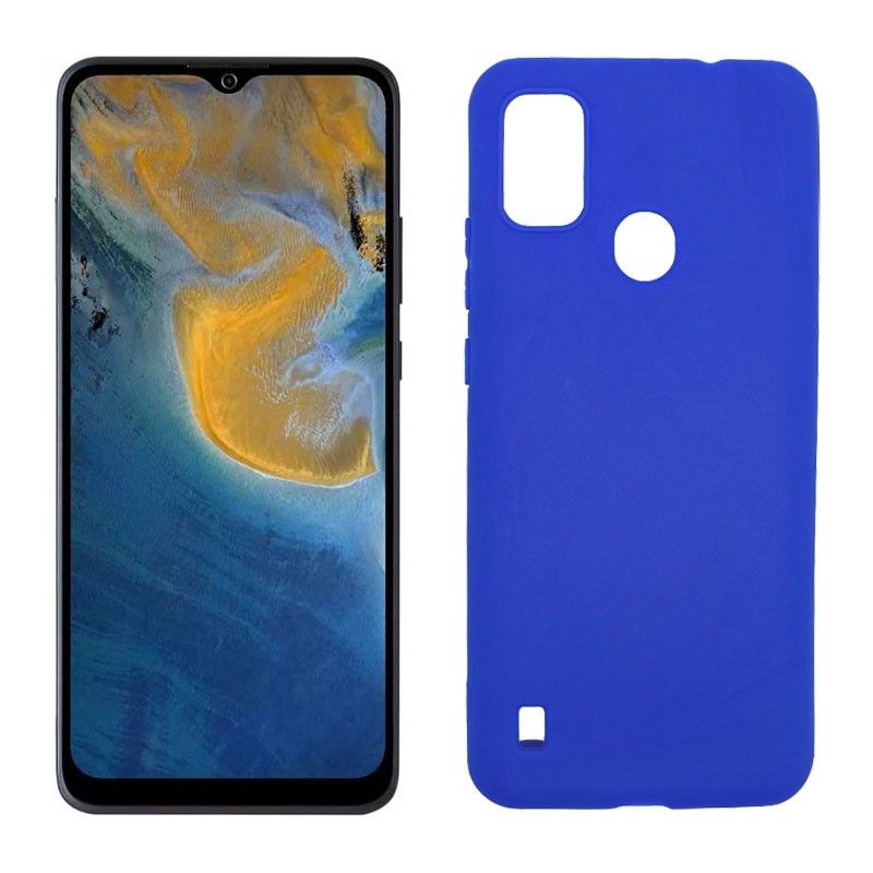 Funda azul para ZTE Blade A51 de silicona