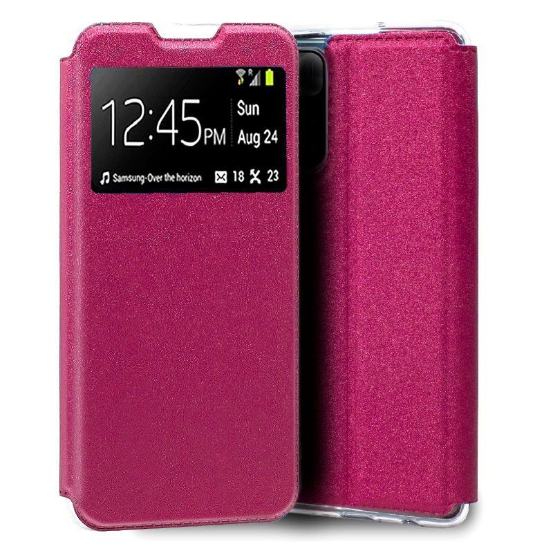 Funda con Tapa y Ventana rosa para Xiaomi Redmi Note 11 Pro+ 5G