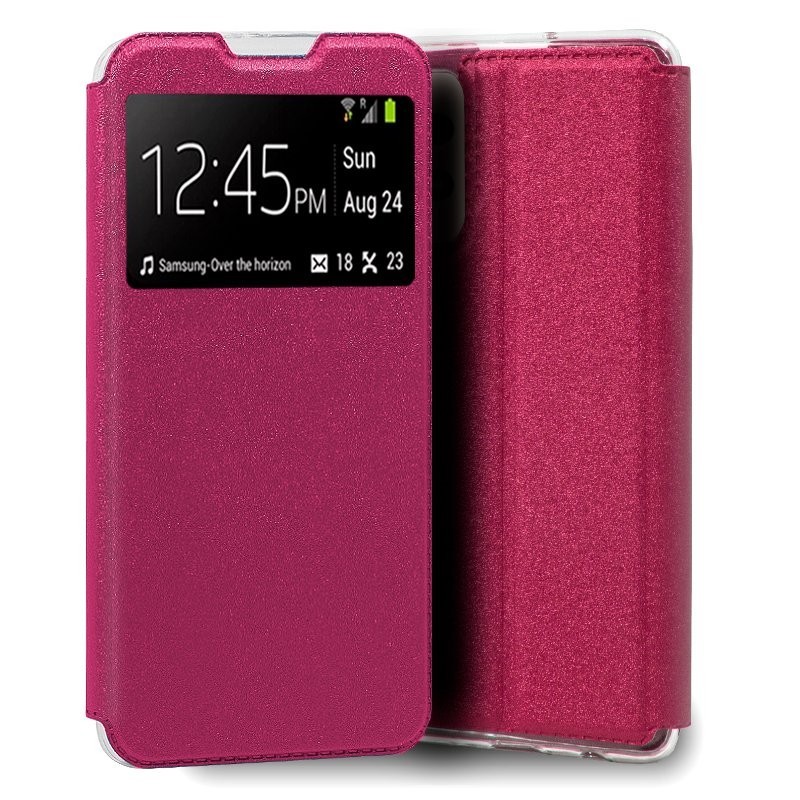 Funda con Tapa y Ventana para Samsung Galaxy A53 5G rosa