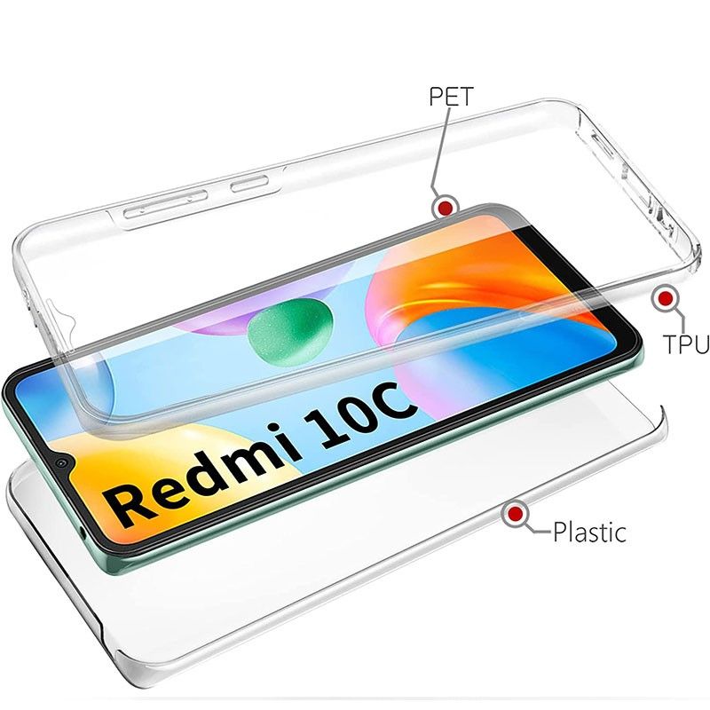 Funda Doble Cara Completa 360 para Xiaomi Redmi 10C