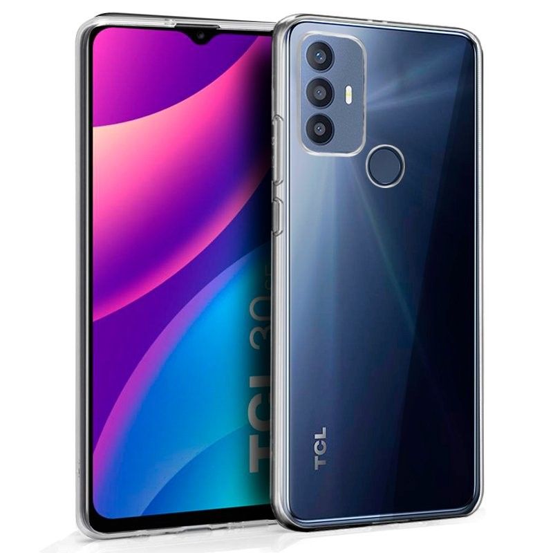 Funda transparente para TCL 30 SE de silicona