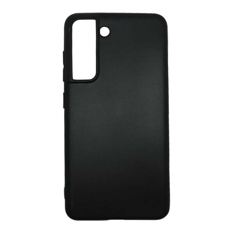 Funda negra para Samsung Galaxy S21 FE de silicona