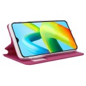 Funda con Tapa y Ventana rosa para Xiaomi Redmi A1