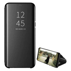 Funda libro de espejo Clear View para Samsung Galaxy A50 / A30S Negro