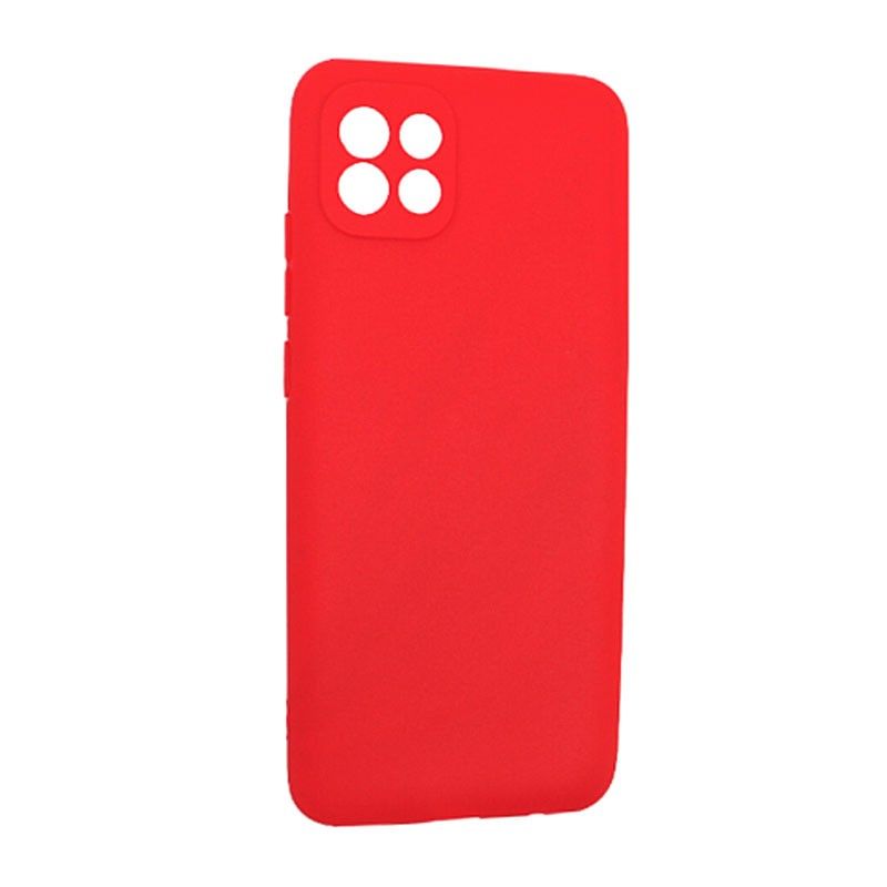 Funda roja para Samsung Galaxy A03 de silicona
