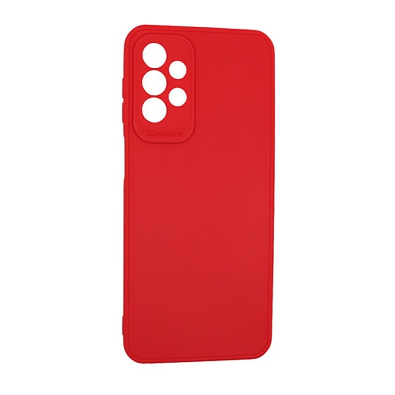 Funda roja para Samsung Galaxy A23 de silicona