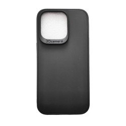 Funda negra para iPhone 14 Pro de silicona