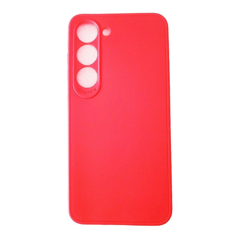 Funda roja para Samsung Galaxy S23 de silicona