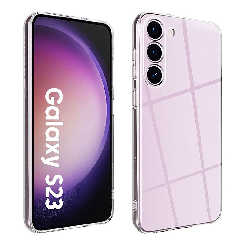 Funda transparente para Samsung Galaxy S23 de silicona