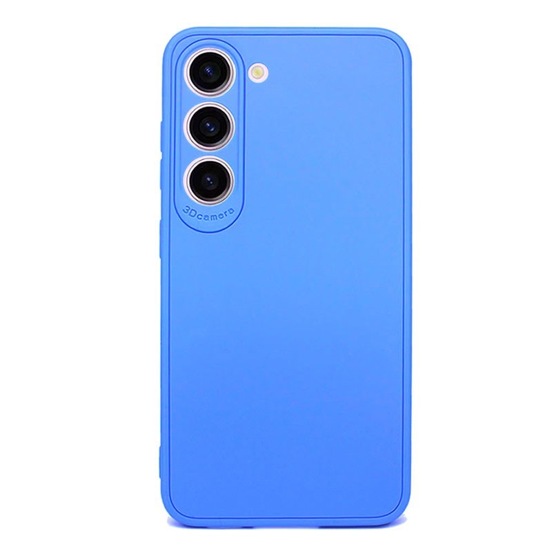 Funda azul para Samsung Galaxy S23 de silicona