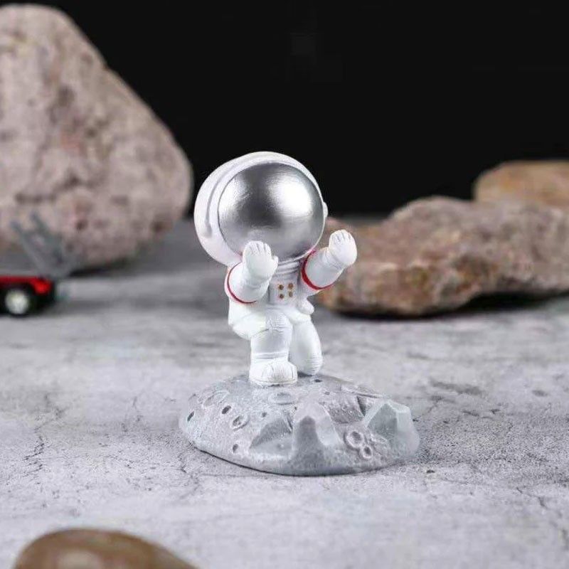 Soporte para móvil de 4 a 7 pulgadas con diseño de astronauta