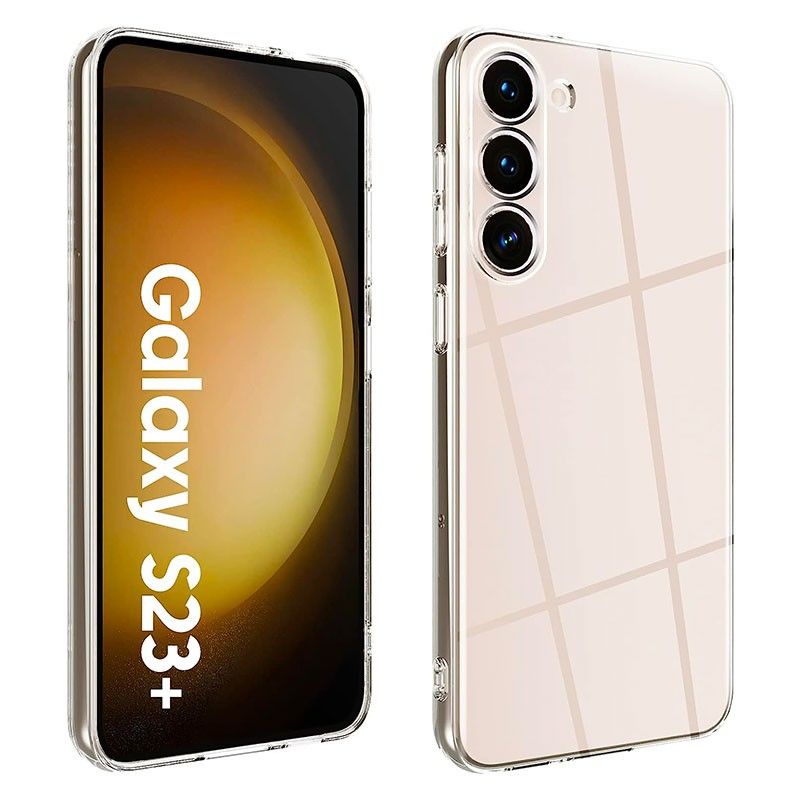 Funda transparente para Samsung Galaxy S23 Plus de silicona