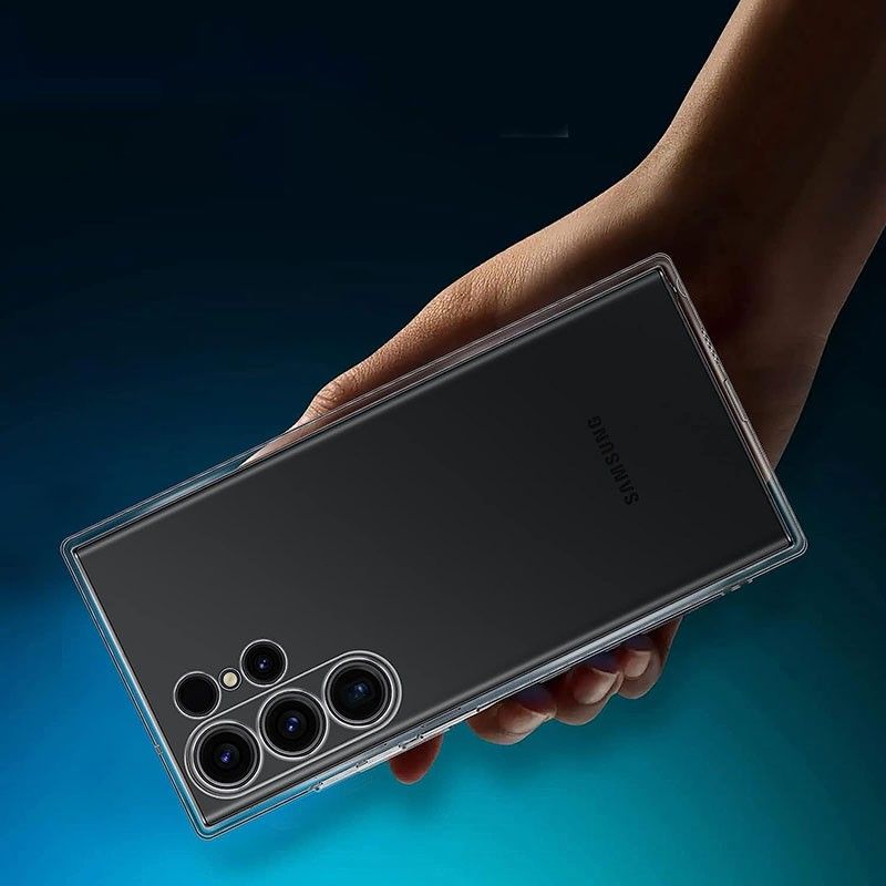 Funda transparente para Samsung Galaxy S23 Ultra de silicona