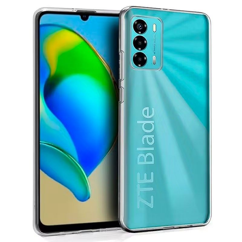 Funda transparente para ZTE Blade A72 / V40 Vita de silicona
