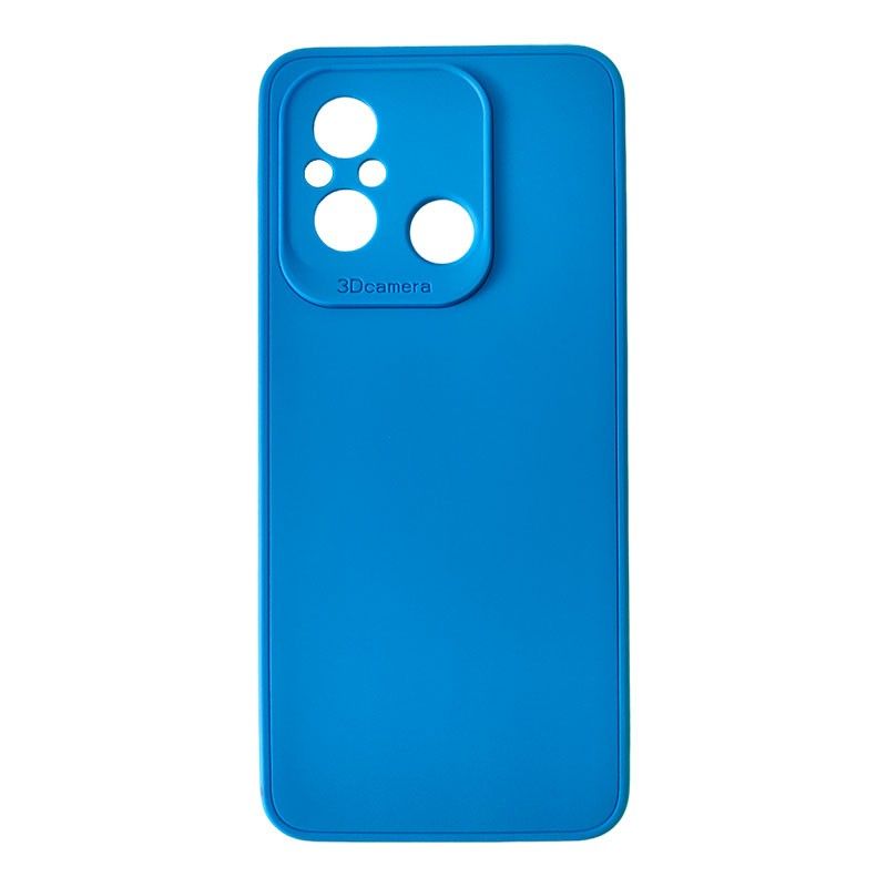 Funda azul para Xiaomi Redmi 12C de silicona