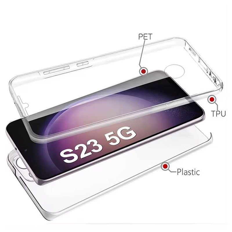 Funda Doble Cara Completa 360 para Samsung Galaxy S23 Ultra
