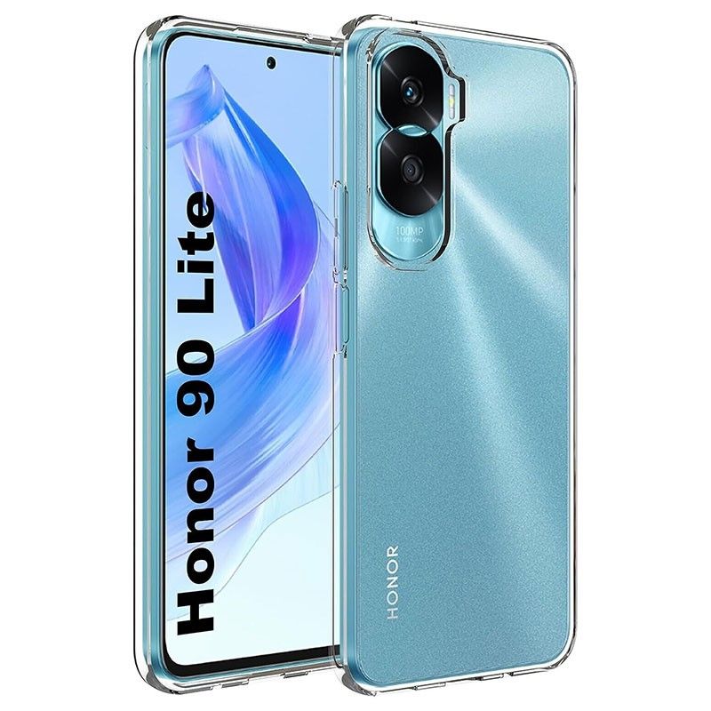 Funda transparente de silicona para Honor 90 Lite